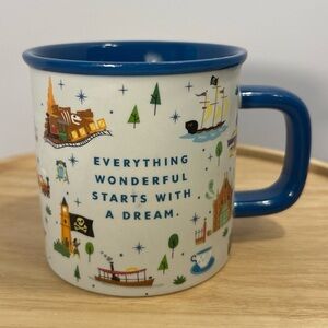Walt Disney World 50th Anniversary Magic Kingdom Attractions Hallmark Coffee Mug